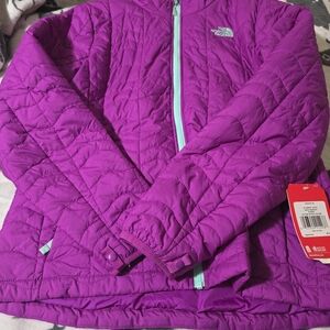 The North Face Women's Vibrant Purple Puffer Jacket